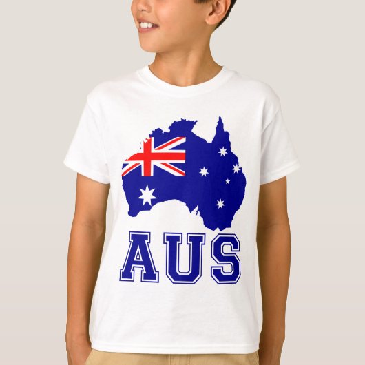 T-shirt Continent australien (Devant)