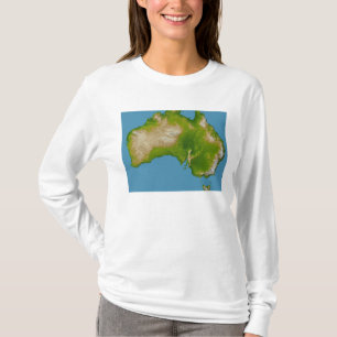 T-shirt Continent australien