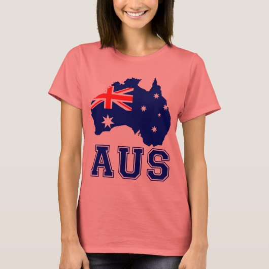 T-shirt Continent australien (Devant)