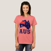 T-shirt Continent australien (Devant entier)