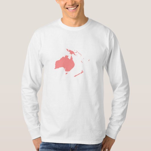 T-shirt Continent de l'Australie (Devant)