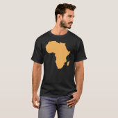 T-shirt continent d'ensemble de l'Afrique (Devant entier)