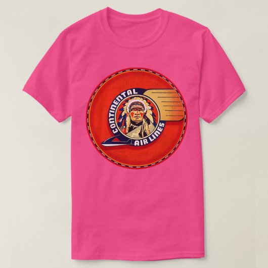 T-shirt Continental Airlines (Design devant)