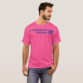 T-shirt Continental Airlines (Devant entier)