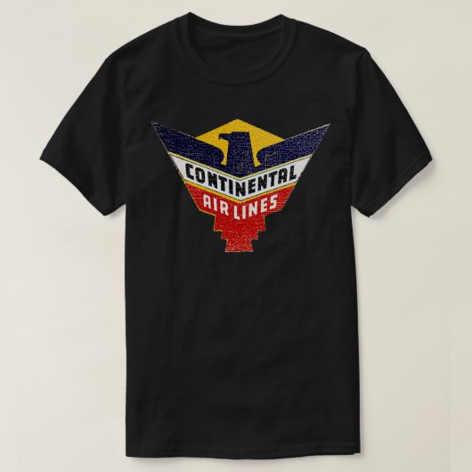 T-shirt Continental Airlines USA (Design devant)