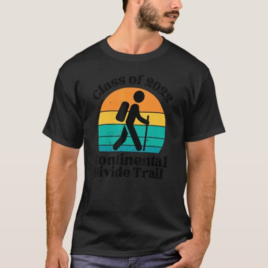 T-shirt Continental Divide Trail Class of 2022 Randonnée V (Devant)