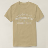 T-shirt Continental Divide US National Trail CDNST Backpac (Design devant)