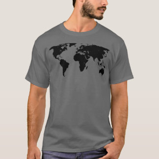 T-shirt Continents terrestres
