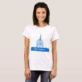 T-shirt Continue ? Le Narwhal heureux (Devant entier)
