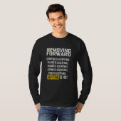 T-shirt Continuer à avancer Quitter n'est pas (Devant entier)