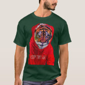 T-shirt Continuer à essayer Tai Chi Tiger (Devant)