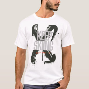 T-shirt Continuer à skier