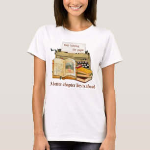 T-shirt Continuer À Tourner Les Pages