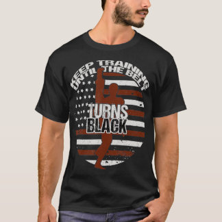 T-shirt Continuer L'Entraînement Jusqu'À Ce Que La Ceintur