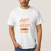 T-shirt continuez à avancer (Devant)
