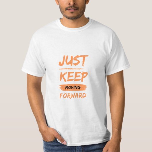 T-shirt continuez à avancer (Devant)