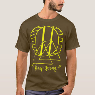 T-shirt Continuez à faire du hamster