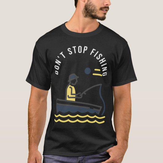 T-shirt Continuez à lancer, continuez à espérer. Le plus g (Devant)