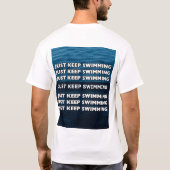 T-shirt Continuez À Nager (Dos)