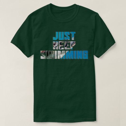 T-shirt Continuez À Nager (Design devant)