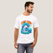 T-shirt Continuez À Nager Dauphin (Devant entier)