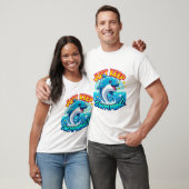 T-shirt Continuez À Nager Dauphin (Unisexe)