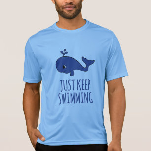 T-shirt Continuez À Nager De La Baleine