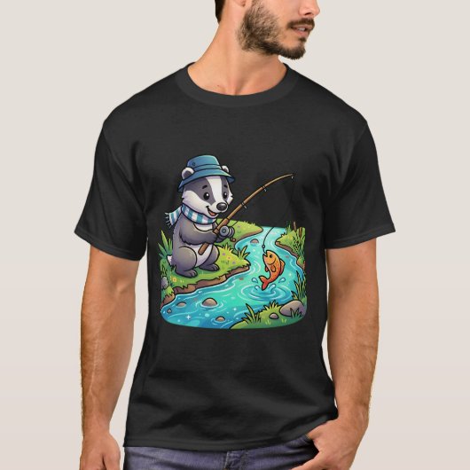 T-shirt Continuez à pêcher (Devant)