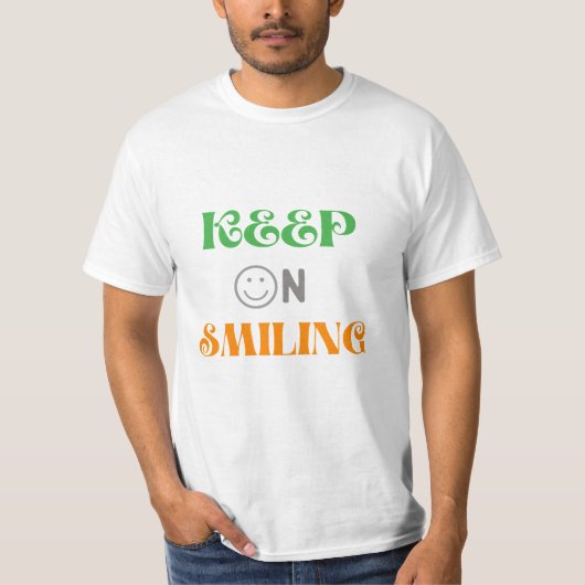 T-shirt Continuez À Sourire (Devant)