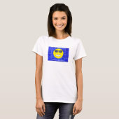 T-shirt Continuez à sourire (Devant entier)