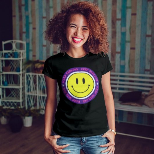 T-shirt Continuez à sourire