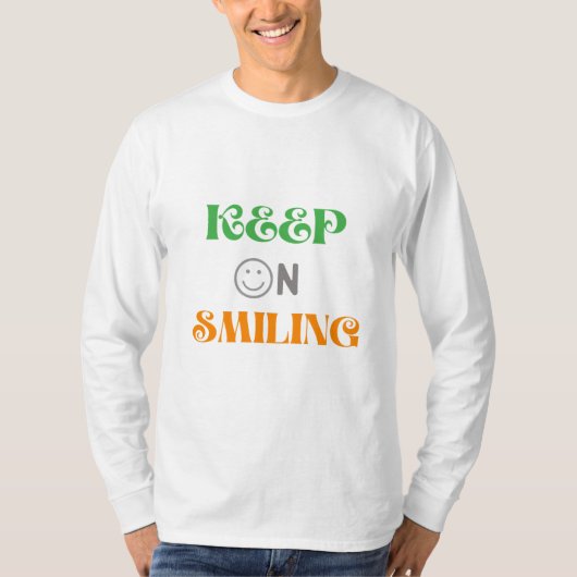 T-shirt Continuez À Sourire (Devant)