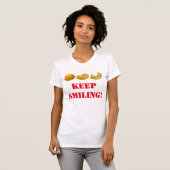 T-shirt Continuez à sourire (Devant entier)