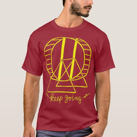 T-shirt Continuez à utiliser la prime Hamster (Devant)