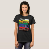 T-shirt Continuez à vous entraîner jusqu'à ce que la ceint (Devant entier)