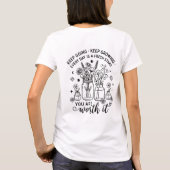 T-shirt « Continuez Continuez à Grandir » Chaque J (Dos)
