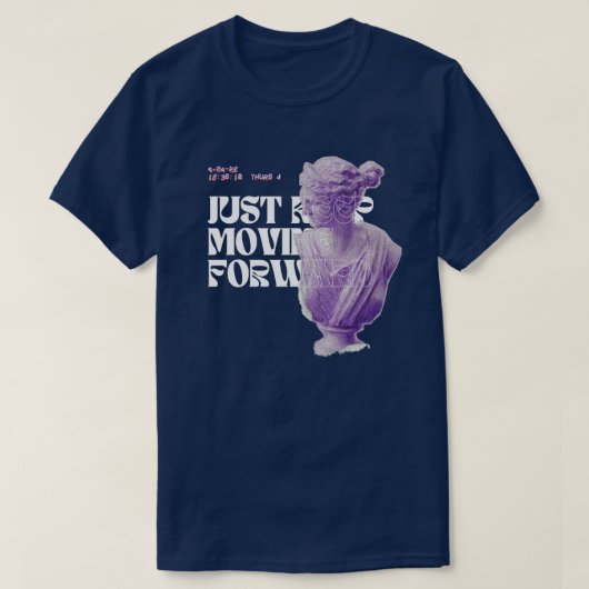 T-shirt continuez d'avancer (Design devant)