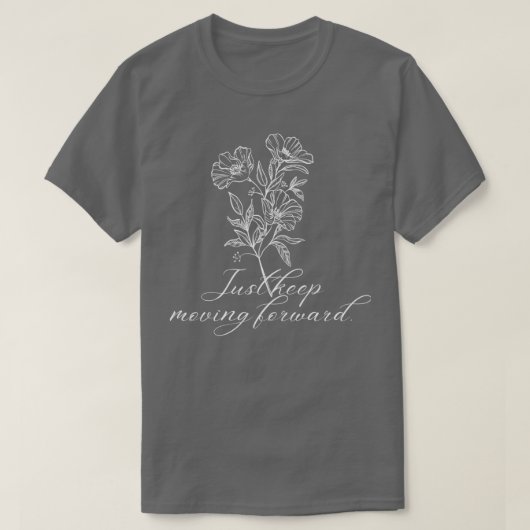 T-shirt continuez d'avancer (Design devant)