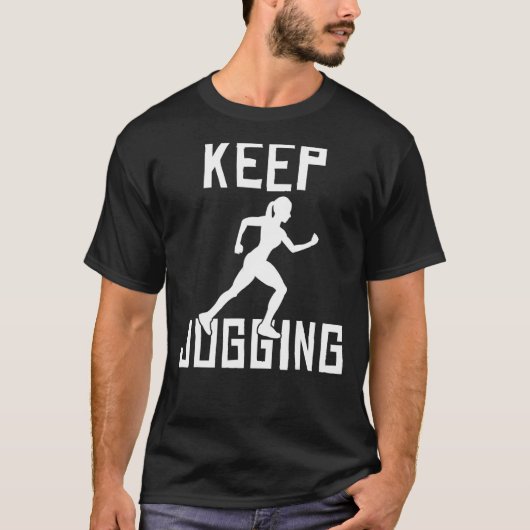 T-shirt Continuez Jogging Jog Sport Jogger (Devant)