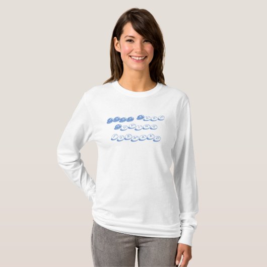 T-shirt Continuez Juste À Avancer. (Devant entier)