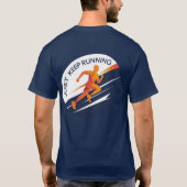 T-shirt Continuez Juste À Exécuter Motivational Runner T-s (Dos)
