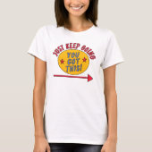 T-shirt Continuez simplement (Devant)