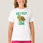 T-shirt Continuez simplement (Devant)