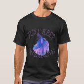 T-shirt Continuez simplement à nager betta (Devant)
