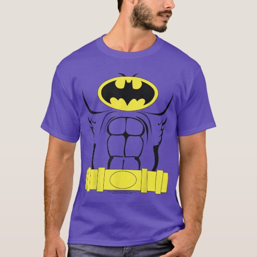 T-shirt Contour de costume de Batman de DC Comics (Devant)