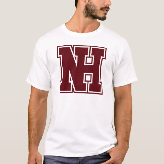 T-shirt Contour de logo de NH
