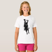 T-shirt Contour de mouvement net (Devant entier)