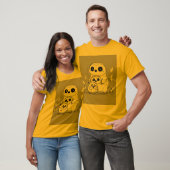 T-shirt contour simple et forme la conception du panda (Unisexe)