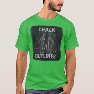T-shirt Contours à la craie Renegade Merch Hi Ren Gill Par