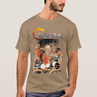 T-shirt Contra Bo Art Retro Arcade Gamer Classic 80s Battl